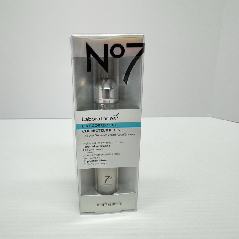 NIB No7 Laboratories Line Correcting Booster Serum 0.5oz